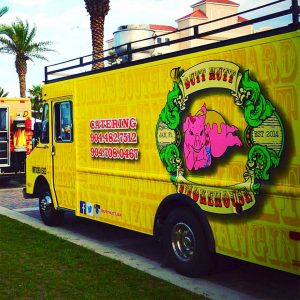 custom food truck vehicle wrap