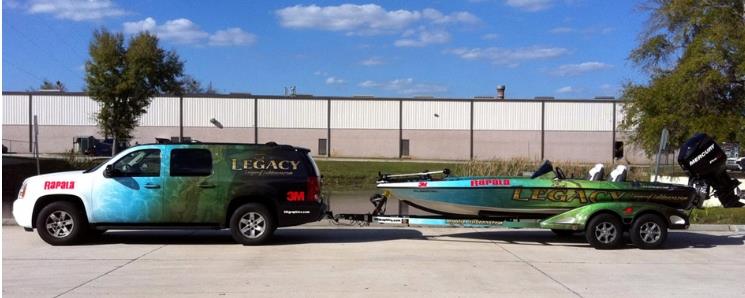 custom truck and boat wrap